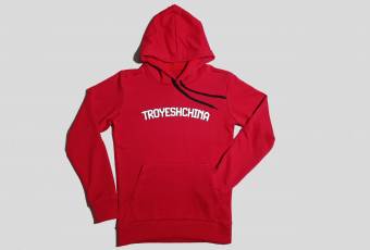 The stylis TROYESHCHINA hoodie, red