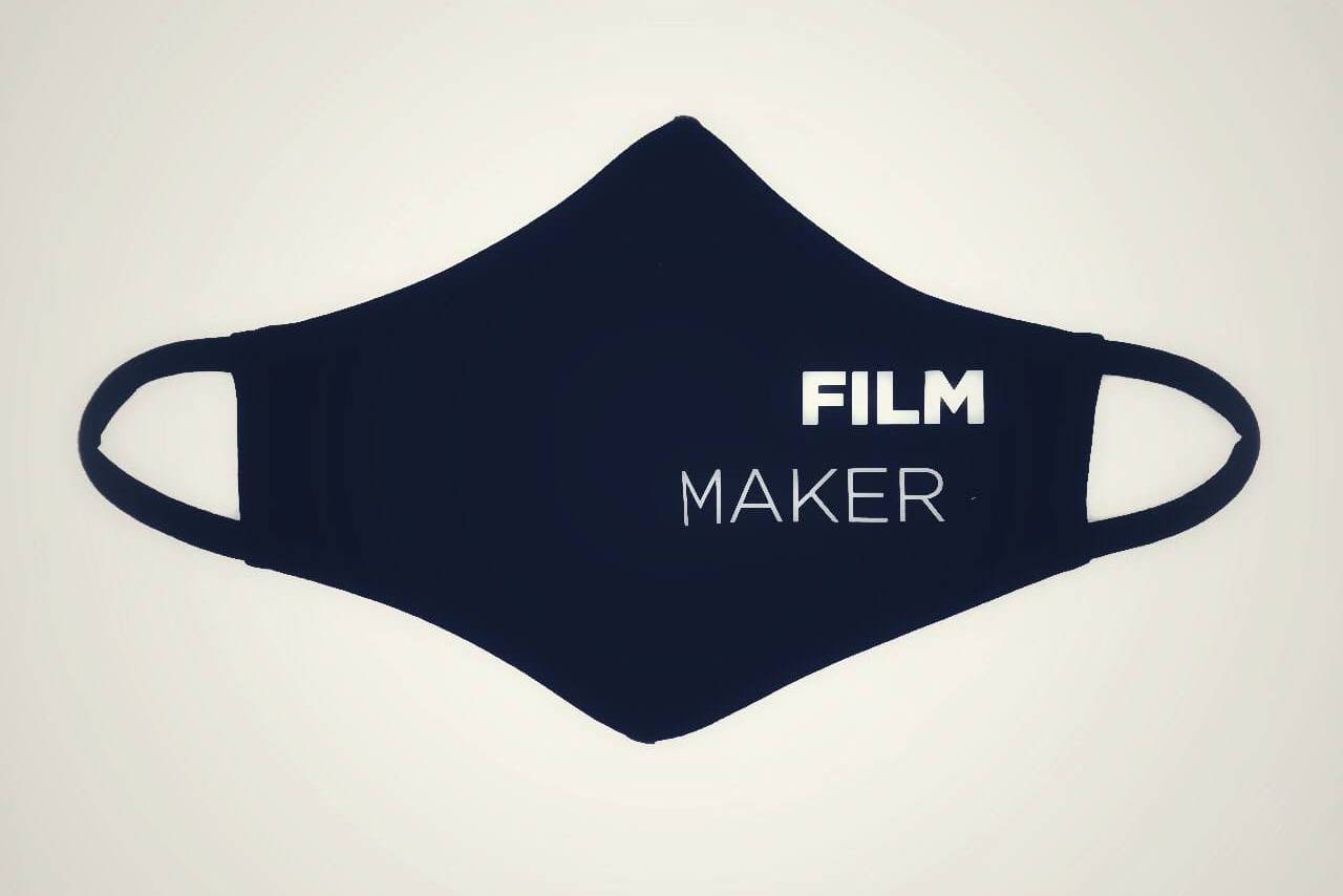 Protective mask with logo brand FILM MAKER