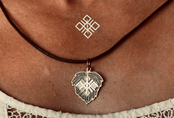 Mavka’s Charm Pendant with an ancient rune