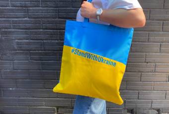 Patriotic shopping Bag #Stand with Ukraine