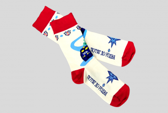 Cotton socks "Train to Christmas"