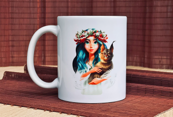 Cup from the Mavka collection. Forest song