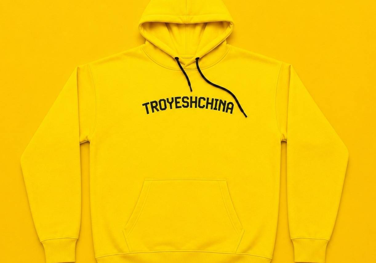 Худі TROYESHCHINA, жовтий