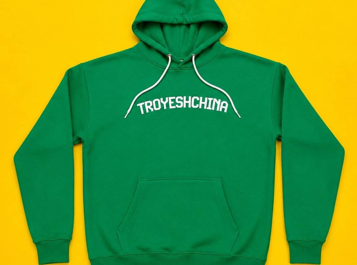 Худі TROYESHCHINA, зелений