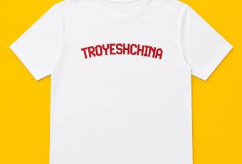 Футболка TROYESHCHINA, біла